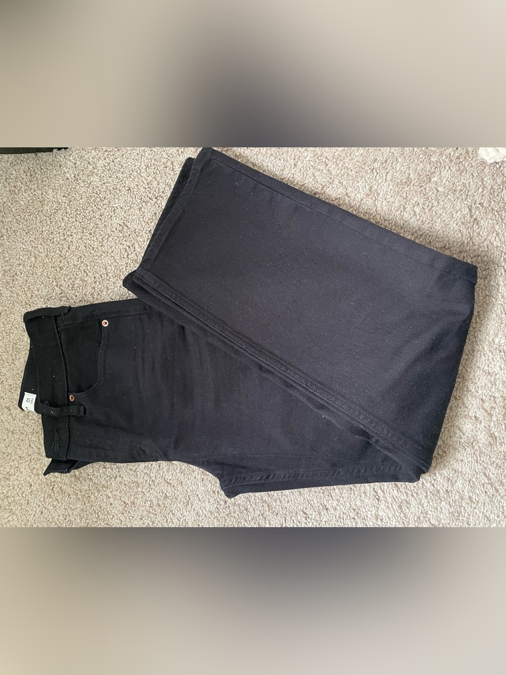 Abercrombie & Fitch Straight Leg Black Jeans